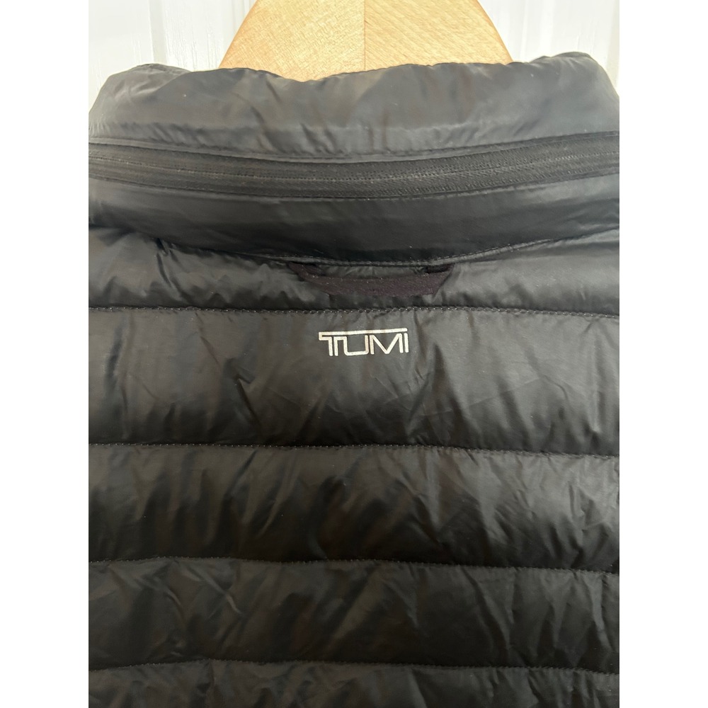 Tumi Black Packable Down Puffer Jacket Women Full… - image 7